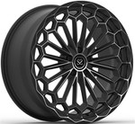 2018 BMW M740i Macasamhail 1 Píosa Rothaí Brionnaithe Dubh Meaisínithe 22x9.0 Agus 22x10