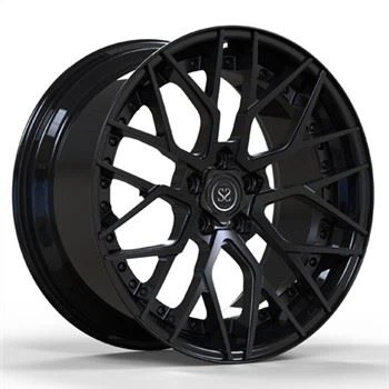 Aghaidh Black Machined 21 Orlach Saincheaptha 2-PC rims Wheels For Ferrari
