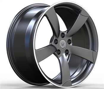 Méid tuislithe 20orlach Gun Miotal Déantúsaíocht Rothaí Brionnaithe Monoblock Rs5 S5 rims