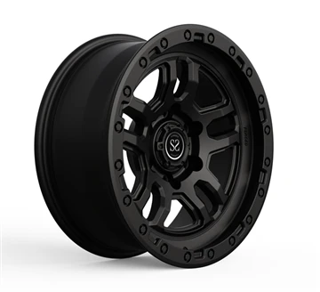 Fritháireamh Diúltach 17X7 4X4 Rims Brionnaithe Easbhóthair Neamhlonrach Dubh...