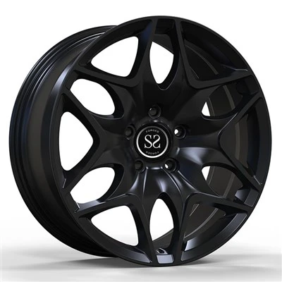 8.5Jx19 ET31.5 Agus 10Jx19 ET48.1 Rims Cóimhiotal Alúmanam Brionnaithe Saincheaptha Satin Dubh Do S680 Beins